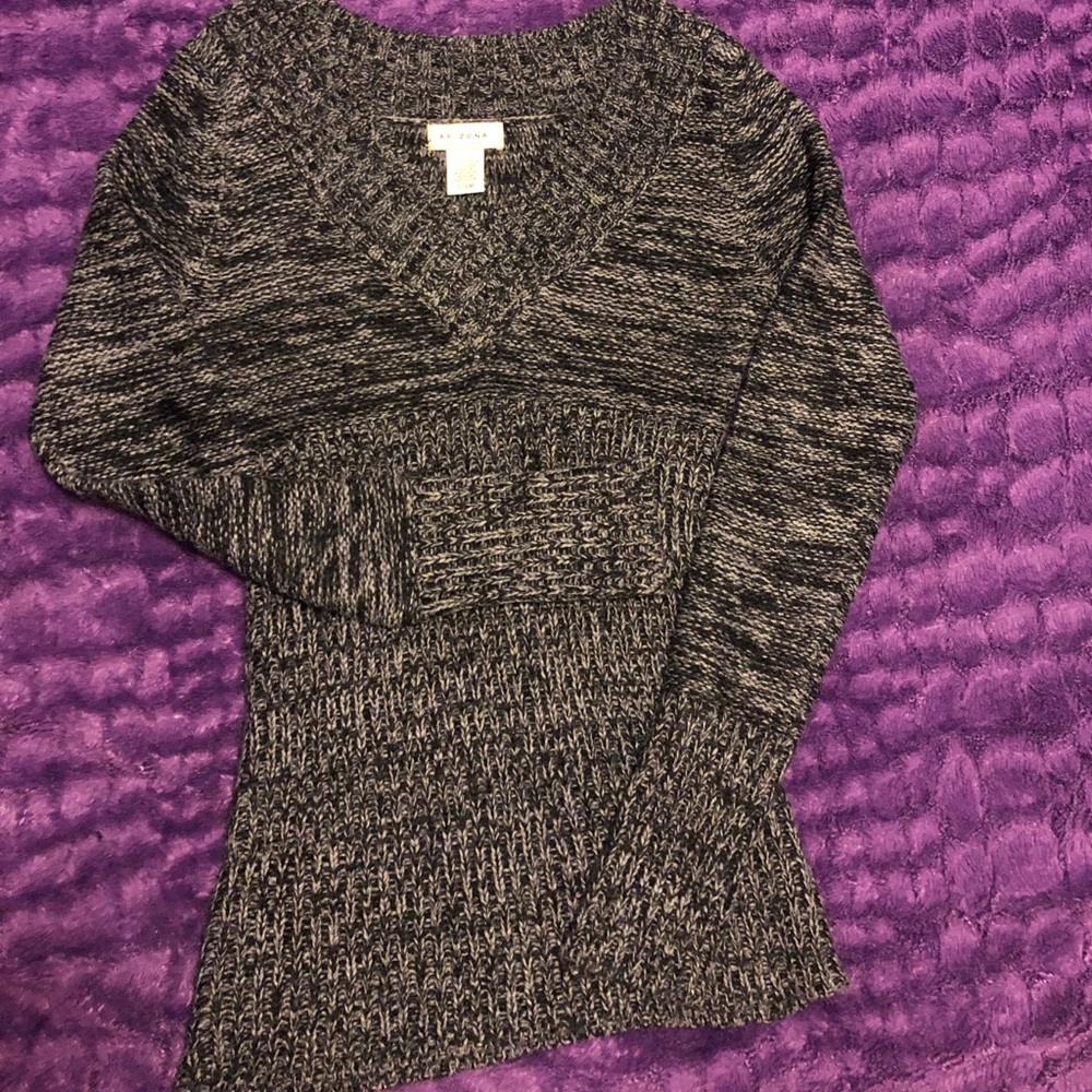 Classic Black and White Sweater